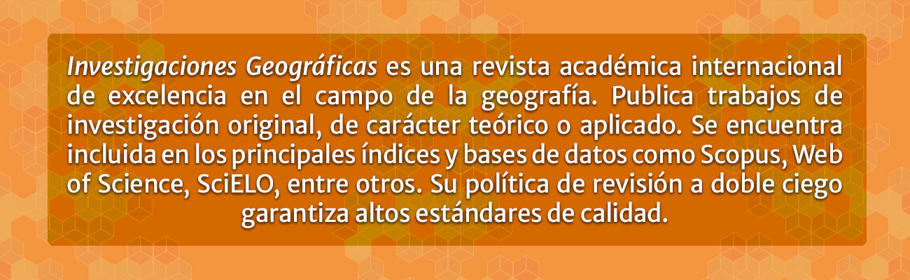 Investigaciones Geográficas, UNAM
